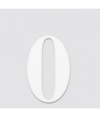 Kapı Numarası Beyaz 0